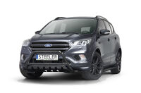 EC "A" bar with cross bar and axle-plate BLACK - Ford Kuga (2017 - 2019)